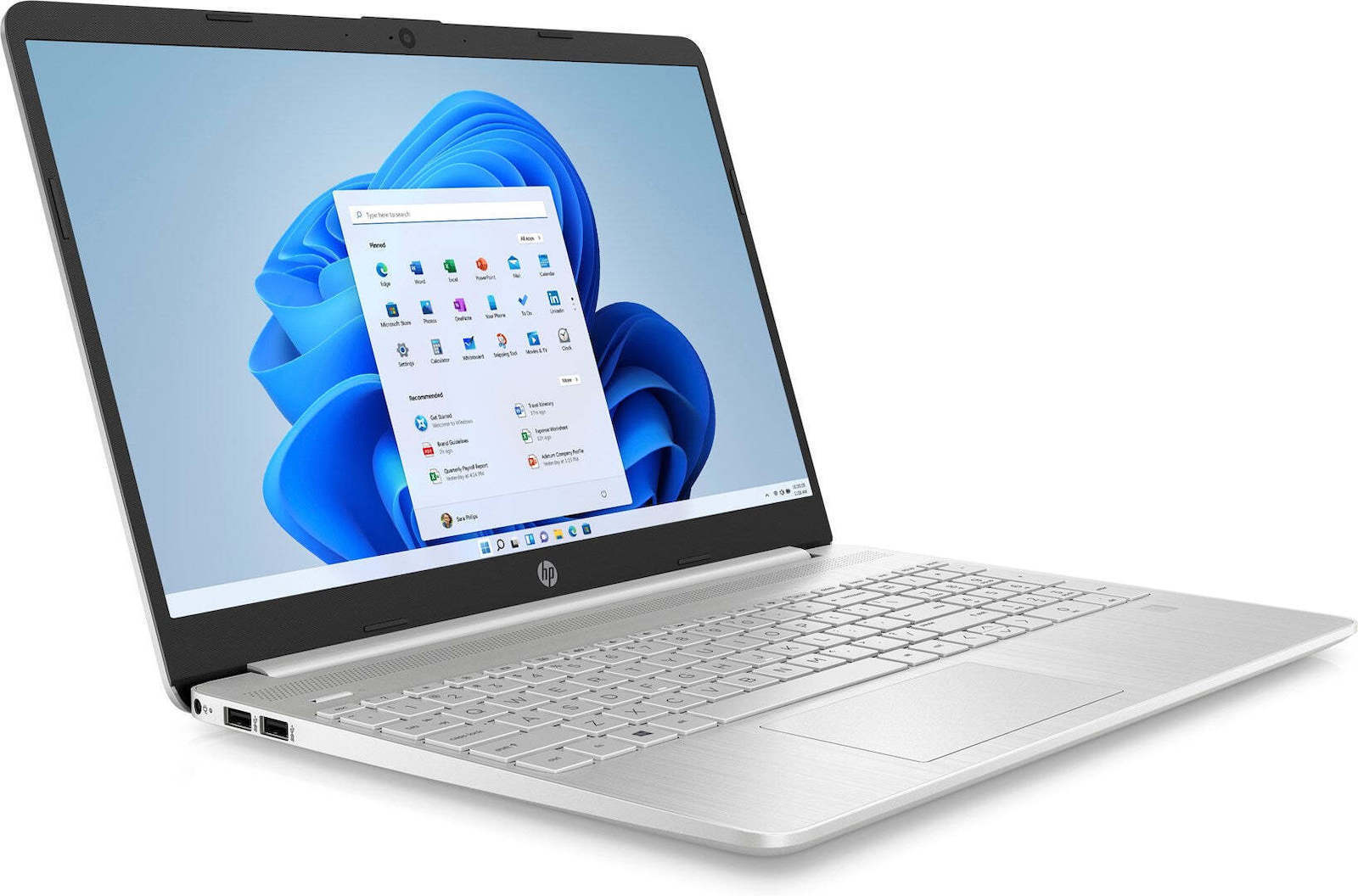 HP 15s-eq2289nw 15.6" FHD (Ryzen 3-5300U/16GB/512GB SSD/W11 Home) Natural Silver (US Keyboard) - Image 7