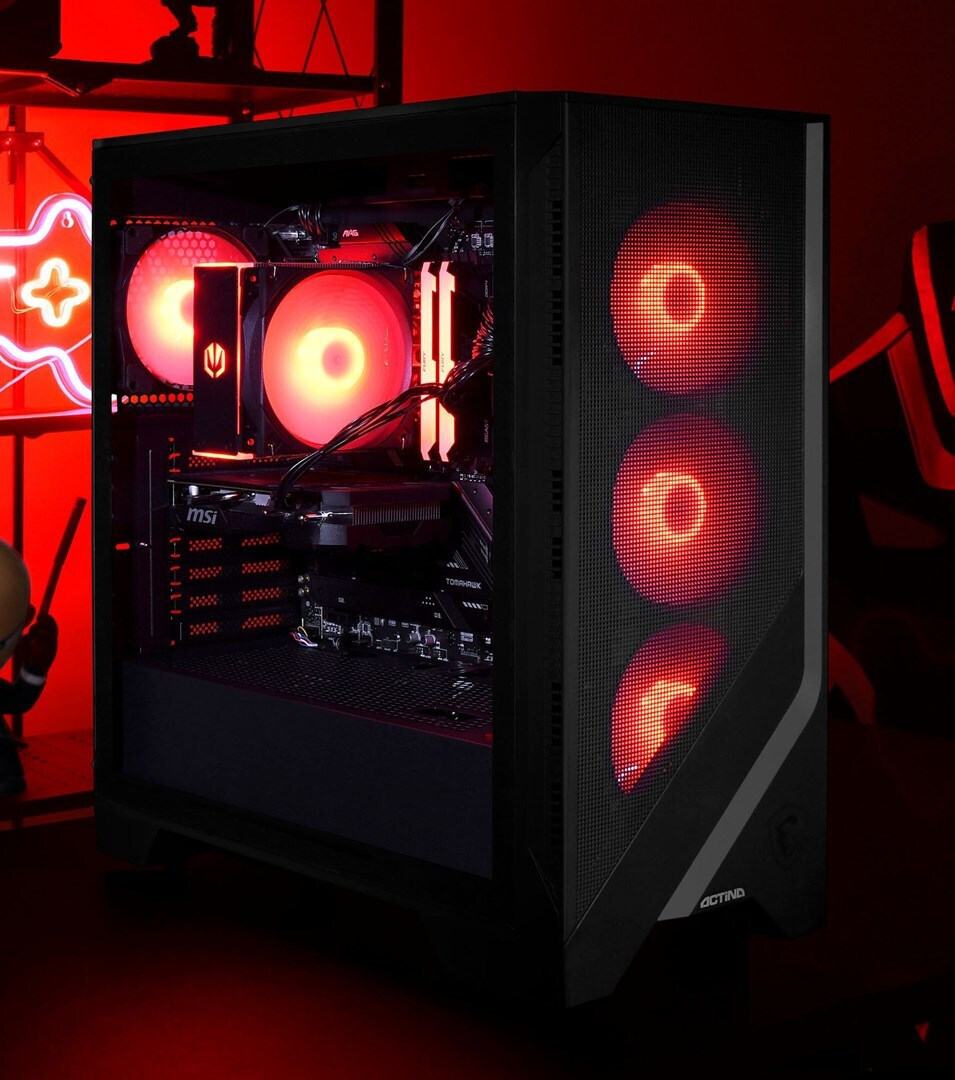 Actina Gaming Desktop PC (Ryzen 7-7700/32GB DDR5/1TB SSD/Radeon RX 7700 XT/No OS) - Image 8