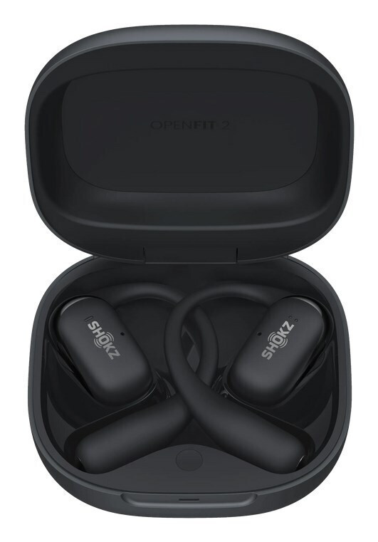 Shokz OpenFit 2 Open Ear Bluetooth Handsfree Ακουστικά με Αντοχή στον Ιδρώτα και Θήκη Φόρτισης Μαύρα - Image 2