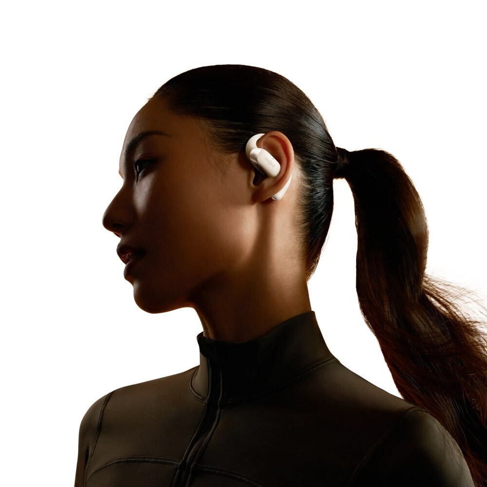Shokz OpenFit 2 Open Ear Bluetooth Handsfree Ακουστικά με Αντοχή στον Ιδρώτα και Θήκη Φόρτισης Μπεζ - Image 5