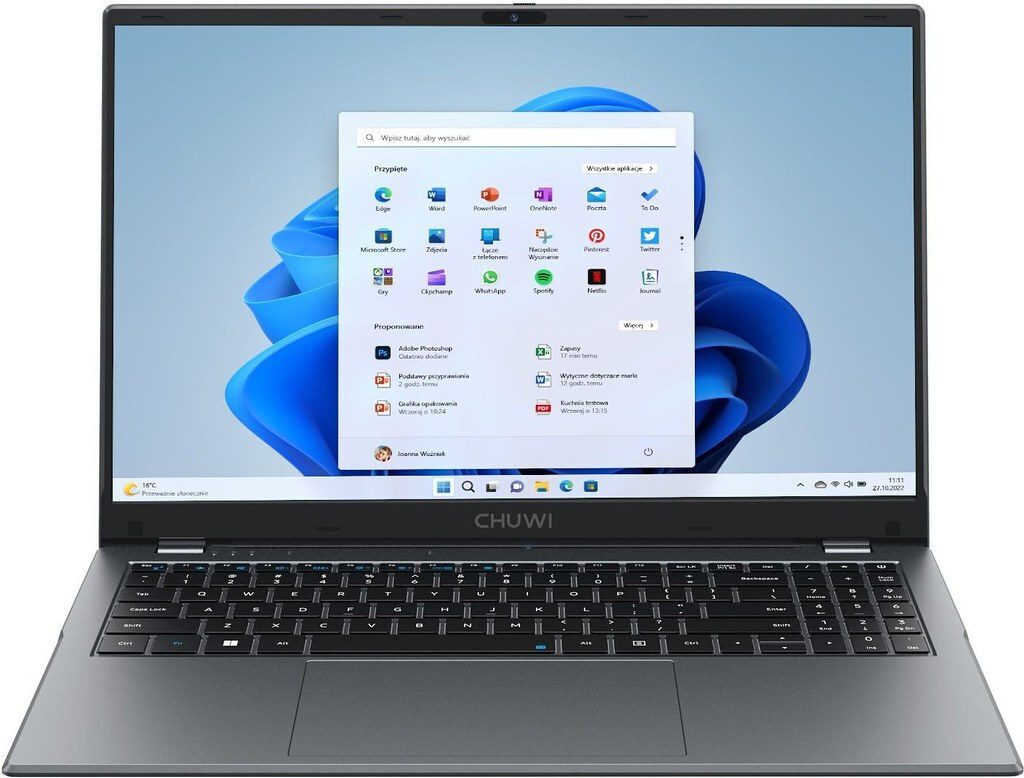 Chuwi GemiBook-Plus-K2 15.6" (N-Series-N150/16GB/512GB)