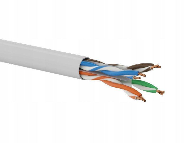Q-Lantec U/UTP Cat.6 Καλώδιο Δικτύου Ethernet 55m Γκρι 1τμχ - Image 2