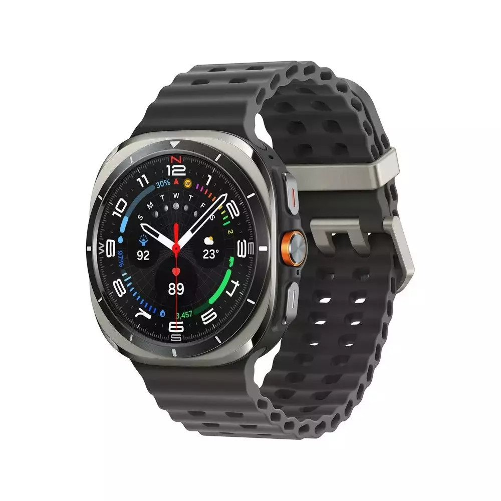Samsung Galaxy Watch Ultra (2025) Titanium 47mm Αδιάβροχο με eSIM και Παλμογράφο (Ασημί) - Image 2