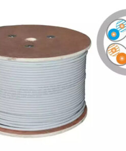 A-LAN U/FTP (STP) Καλώδιο Δικτύου Ethernet χωρίς ακροδέκτες Γκρι