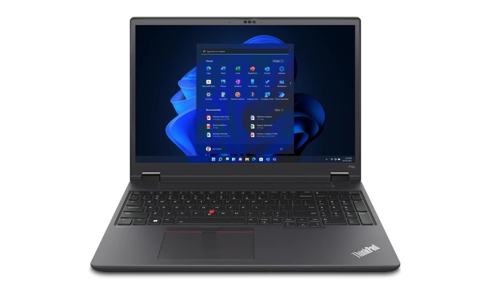 Lenovo ThinkPad P16v Gen 1 (AMD) 16" (Ryzen 7 Pro-7840HS/16GB/512GB) - Image 2