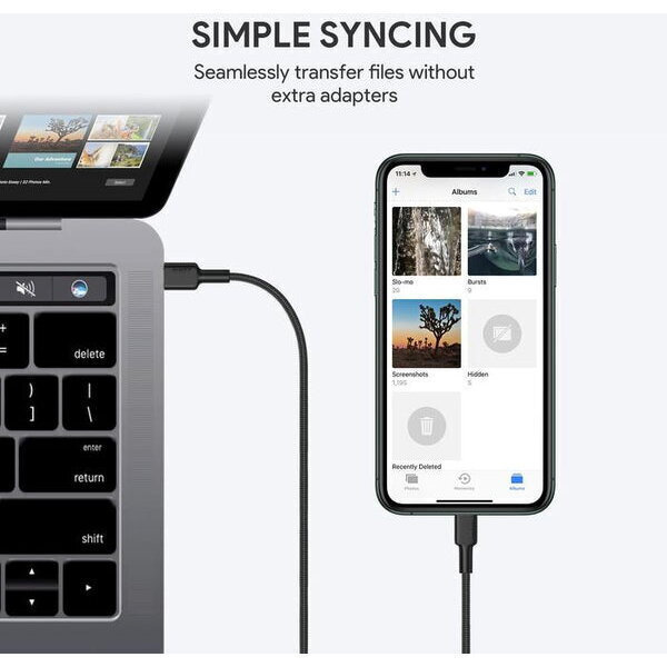 Aukey CB-CL02 USB-C to Lightning 2m (KBAAUKUSB0062) - Image 7
