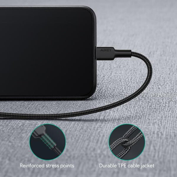 Aukey CB-CL02 USB-C to Lightning 2m (KBAAUKUSB0062) - Image 9