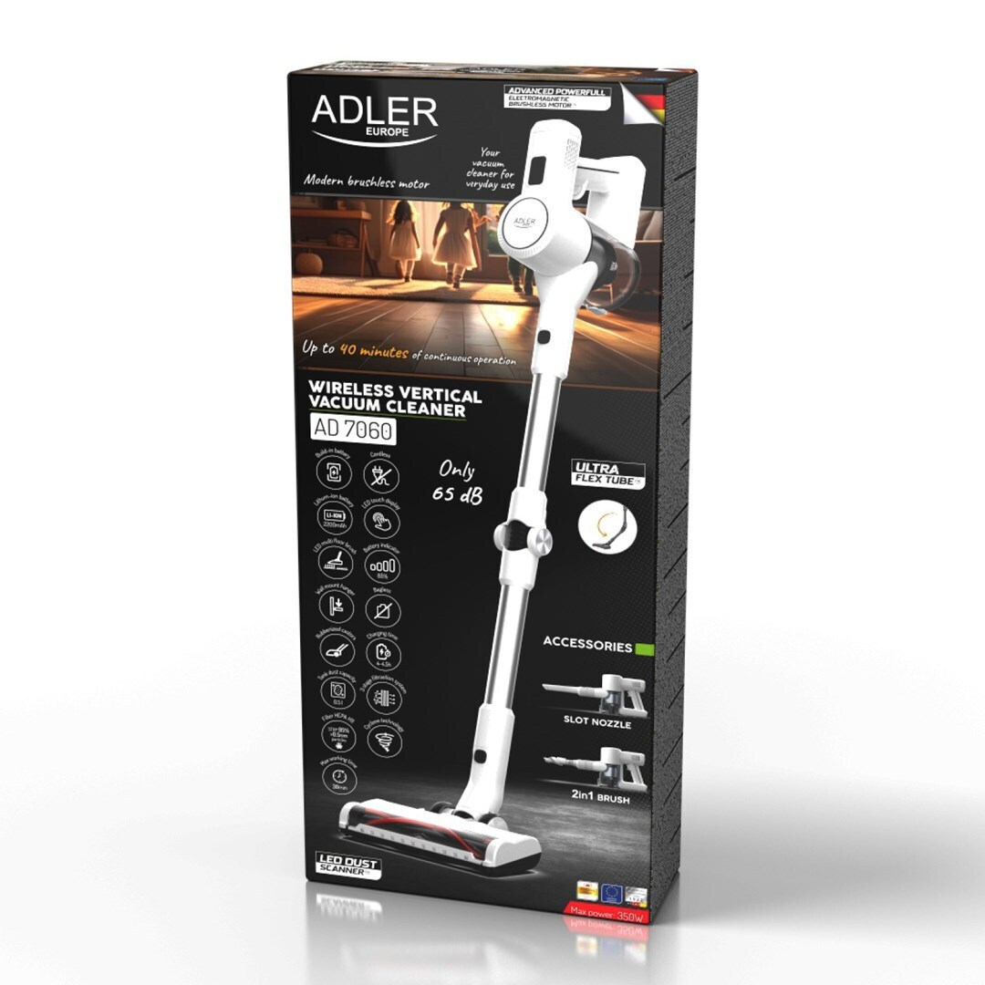 Adler Επαναφορτιζόμενη Λευκή AD 7060 - Image 2