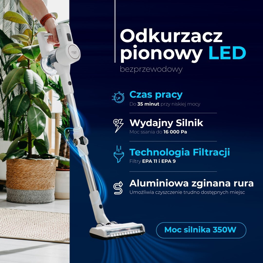 Adler Επαναφορτιζόμενη Λευκή AD 7060 - Image 10