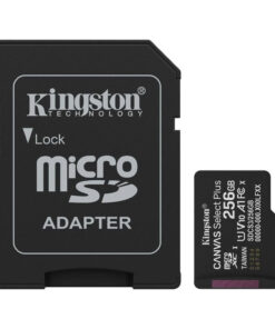 256gb Microsdhc Memory Card Adapter Kingston Canvas Select Plus Class 10 Uhs-i Read Speed Up To 150mb/s