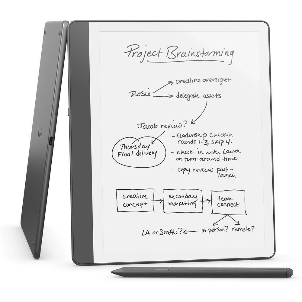 Amazon Kindle Scribe With Premium Pen Tungsten (Without Kindle Unlimited) με Οθόνη Αφής 10.2" (16GB) Μαύρο