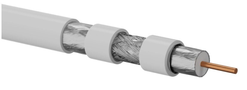 Alantec Coaxial Cable Trishield Rg6 75 Ohm