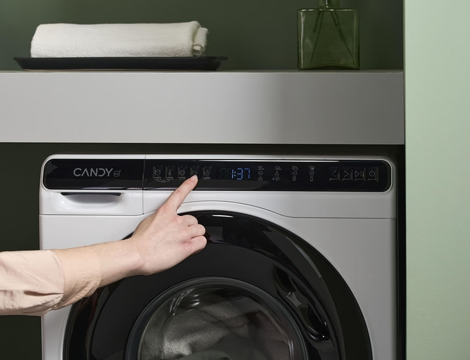 Candy 5kg με Smart Λειτουργίες CW50-BP12307U1-S - Image 8