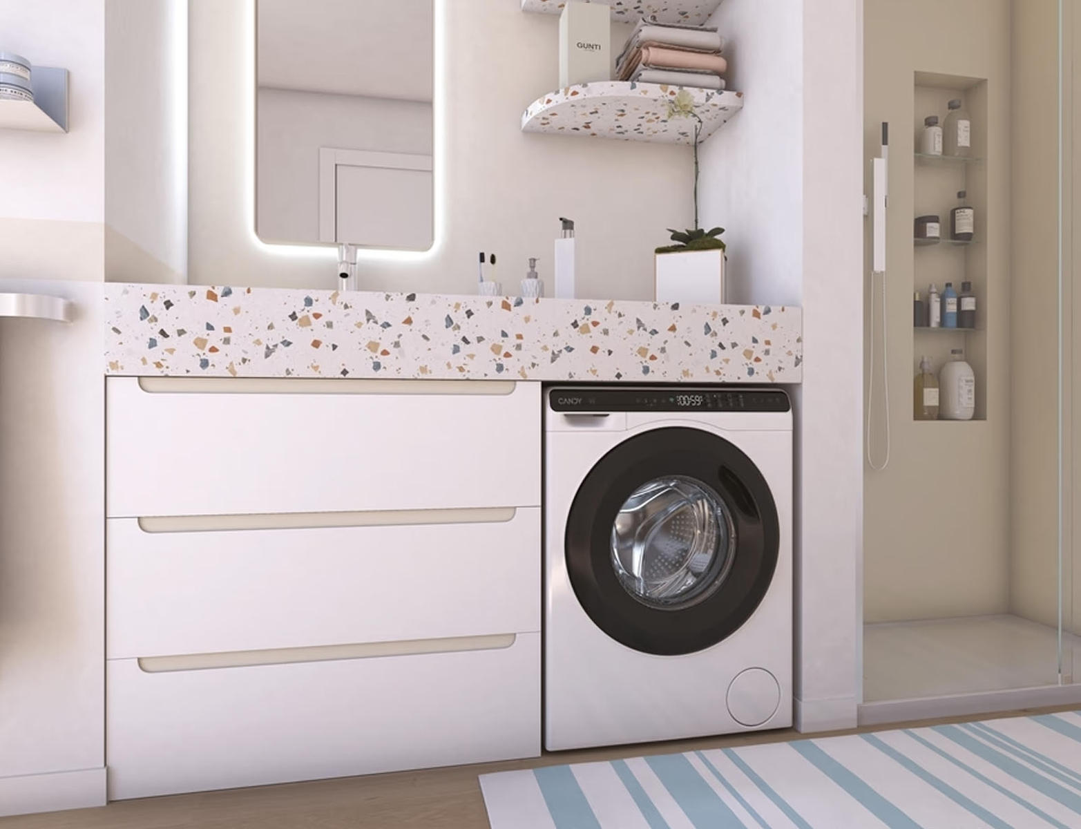 Candy 5kg με Smart Λειτουργίες CW50-BP12307U1-S - Image 10