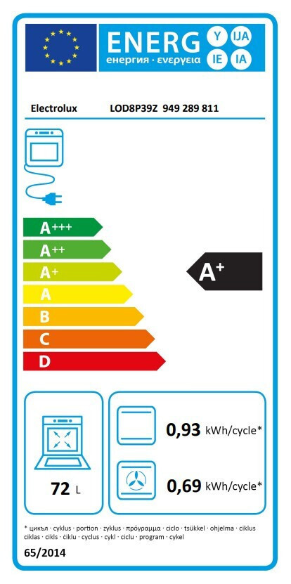 Electrolux Άνω Πάγκου Μαύρος LOD8P39Z - Image 6