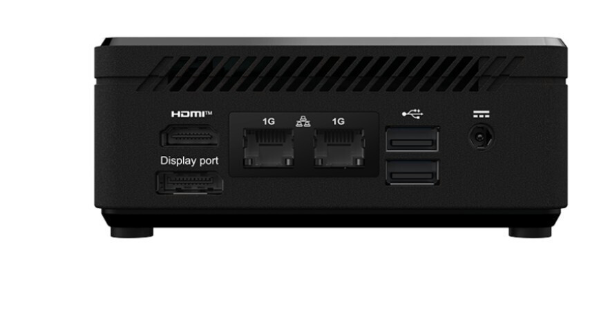 MSI Cubi N Adl Barebone (16GB DDR4 / 16GB M.2 / SSD / HDD) - Image 4