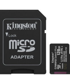 Kingston Canvas Select Plus microSDHC 128GB Class 10 U1 V10 A1 UHS-I με αντάπτορα