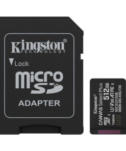 Kingston Canvas Select Plus microSDHC 512GB Class 10 U3 V30 A1 UHS-I με αντάπτορα