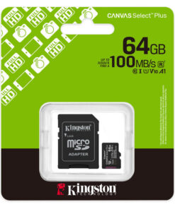 Alternative view of Kingston Canvas Select Plus microSDHC 64GB Class 10 U1 V10 A1 UHS-I με αντάπτορα