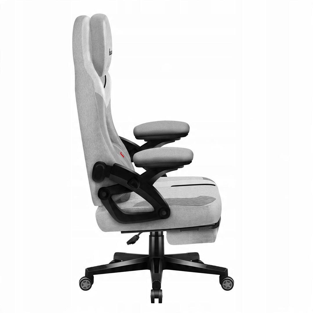 Huzaro Force 4.6 Υφασμάτινη Καρέκλα Gaming με Υποπόδιο Γκρι - Image 7
