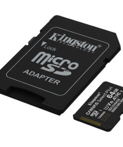 Kingston Canvas Select Plus microSDHC 64GB Class 10 U1 V10 A1 UHS-I με αντάπτορα