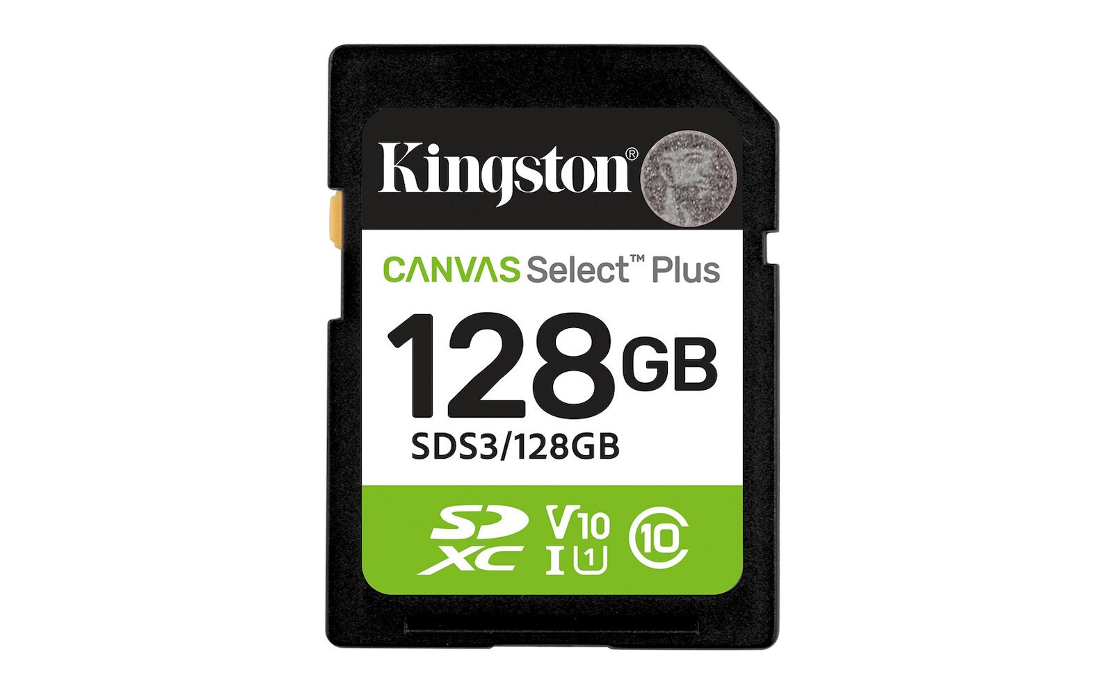 Kingston Canvas Select Plus SDXC 128GB Class 10 U1 V10 UHS-I