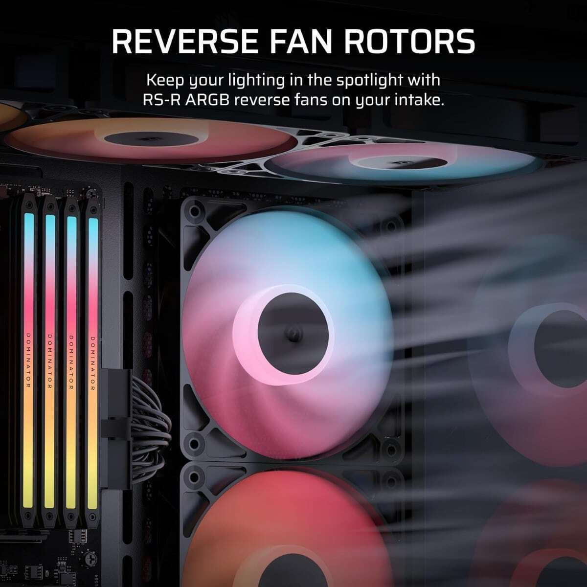 Corsair RS120-Reverse Case Fan με ARGB Φωτισμό και Σύνδεση 4-Pin PWM 3τμχ - Image 10