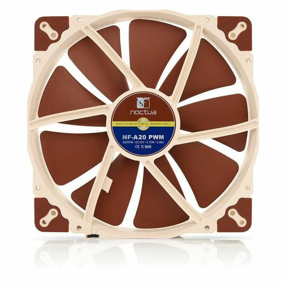 Noctua NF-A20 FLX Case Fan 200mm Καφέ - Image 5
