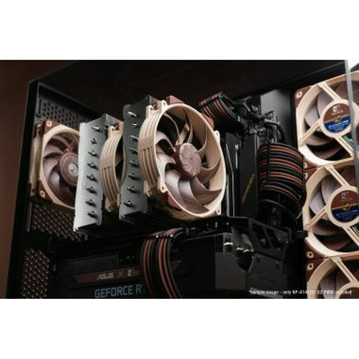 Noctua NF-A14X25R G2 PWM SX2-PP Case Fan 140mm 2τμχ Καφέ - Image 5