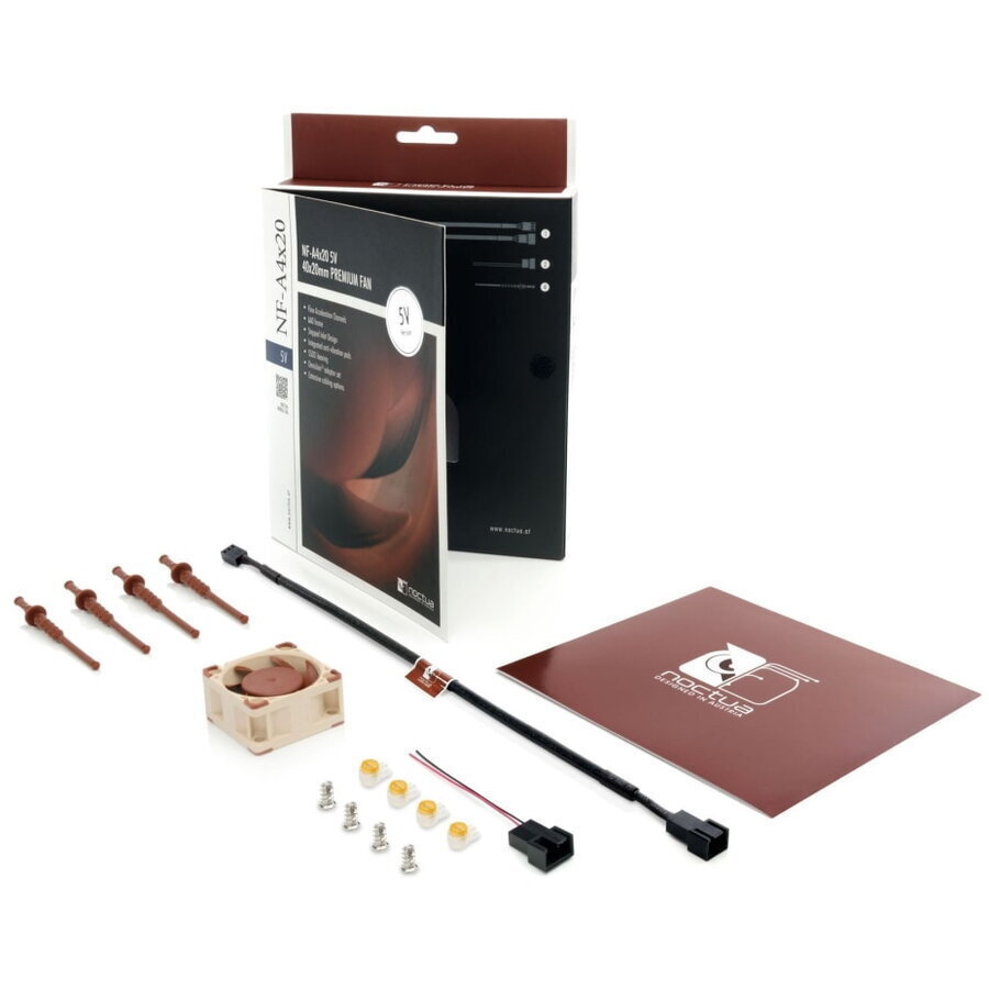 Noctua NF-A4x20 5V Case Fan 40mm με Σύνδεση 3-Pin Καφέ - Image 12