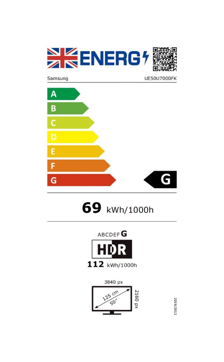 Samsung Smart Τηλεόραση 50" 4K UHD LED Crystal UHD U7000F (2025) UE50U7000FUXZT - Image 3