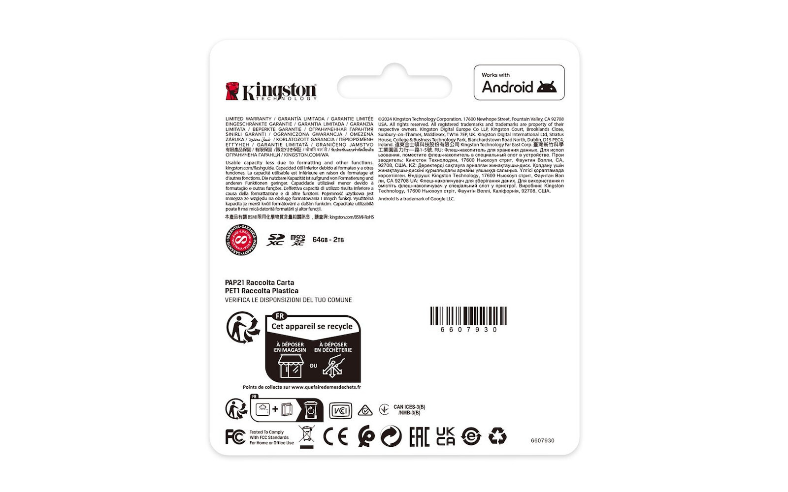 Kingston Canvas Select Plus microSDXC 64GB Class 10 U1 A1 με αντάπτορα - Image 5