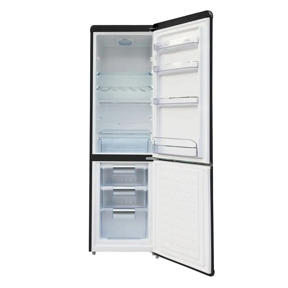 Ravanson Retro Ψυγειοκαταψύκτης 250lt Υ188.5xΠ54.5xΒ55εκ. Μαύρος LKK-250RB - Image 9