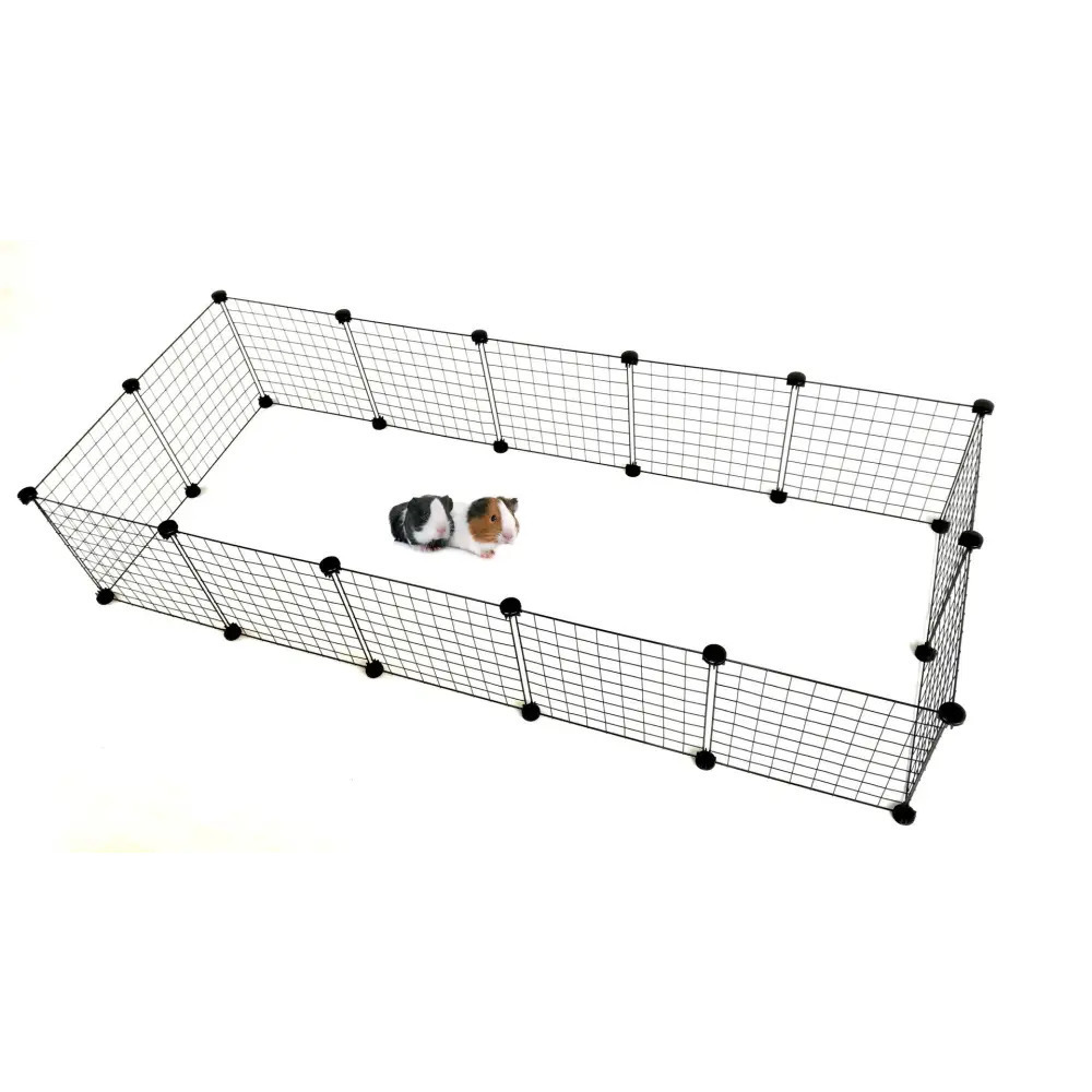 C&C Modular Dog Kennel Πάρκο Σκύλου 180x75εκ. από Μέταλλο σε Μαύρο Χρώμα 180 x 75 x 37εκ. - Image 6