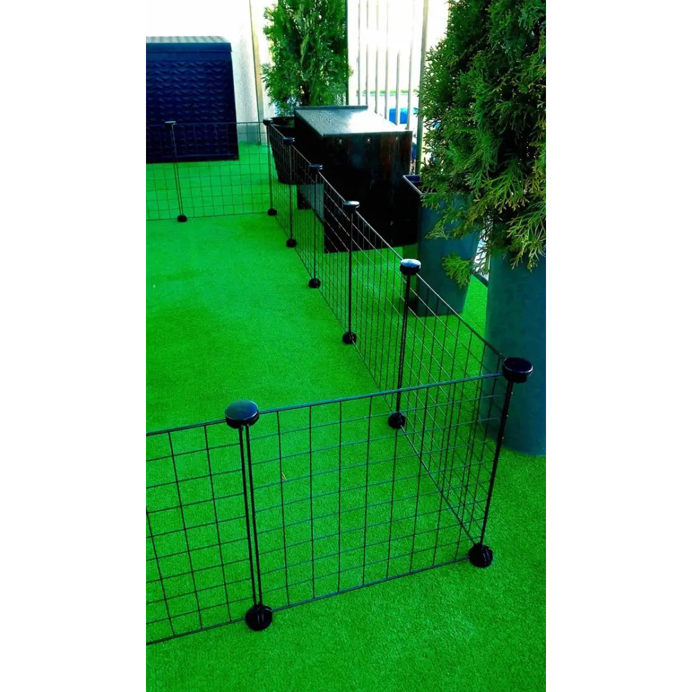 C&C Modular Dog Kennel Πάρκο Σκύλου 180x75εκ. από Μέταλλο σε Μαύρο Χρώμα 180 x 75 x 37εκ. - Image 8