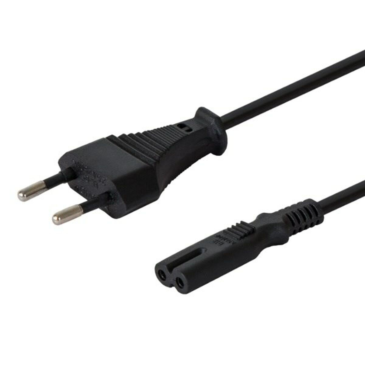 Savio Euro - IEC C7 Cable 1.8m Μαύρο (CL-100)