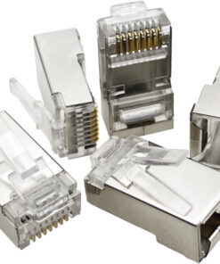 Alternative view of A-LAN RJ-45 male 100τμχ (WT107)