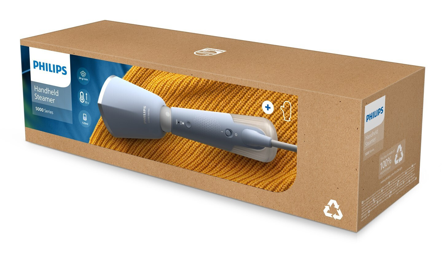 Philips Series 5000 STH5020/20 Ατμοκαθαριστής Ρούχων Χειρός 1300W με Δοχείο 120ml Μπλε - Image 6