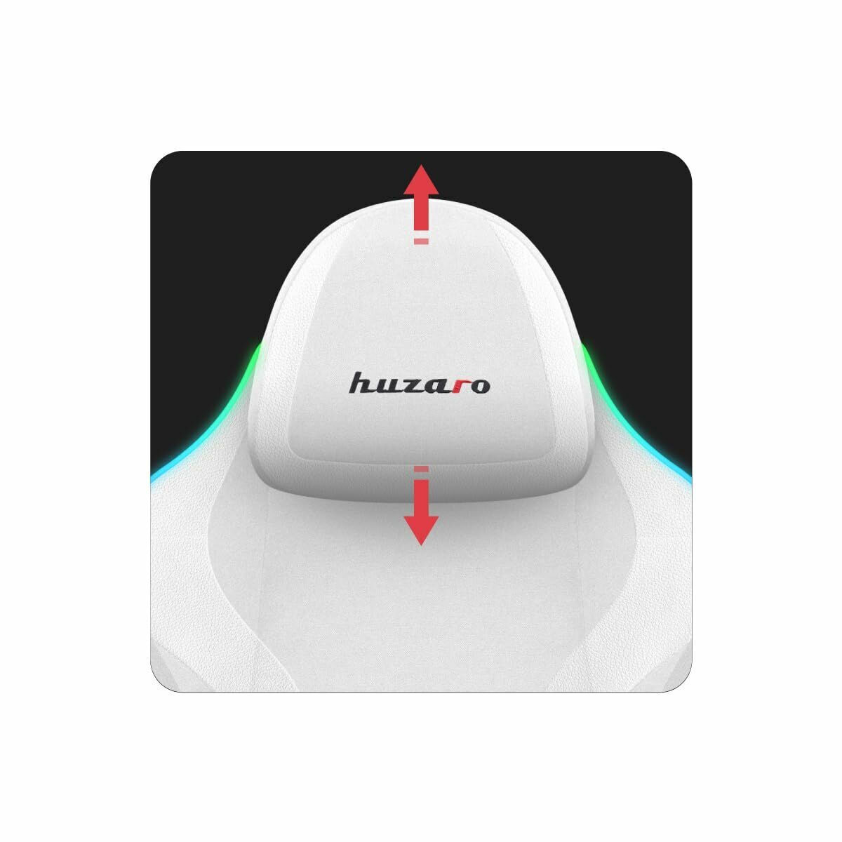 Huzaro Force 4.6 Καρέκλα Gaming με RGB Φωτισμό Λευκή - Image 11