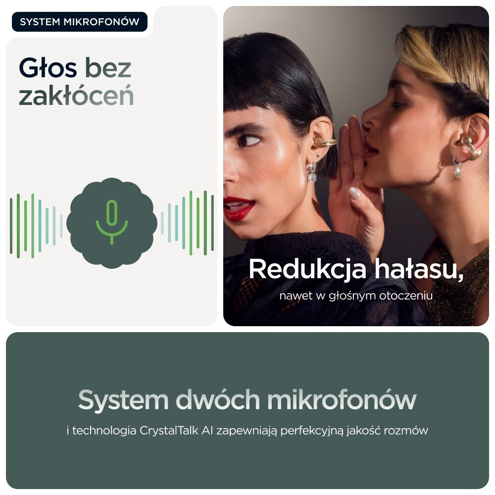 Motorola Moto Buds Loop Bluetooth Handsfree Ακουστικά με Αντοχή στον Ιδρώτα και Θήκη Φόρτισης Πράσινα - Image 14
