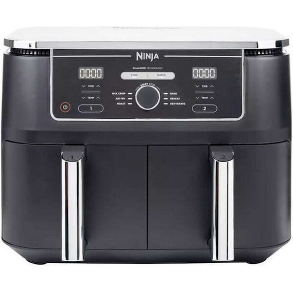 Ninja Foodi Max Dual Zone Air Fryer με Διπλό Αποσπώμενο Κάδο 9.5lt Μαύρο - Image 2