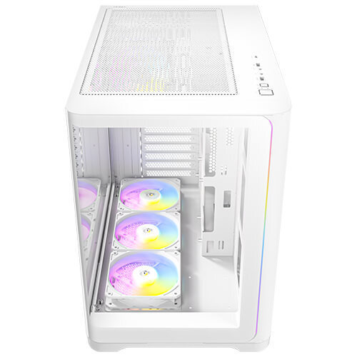 Antec C5 Curve Gaming Midi Tower Κουτί Υπολογιστή με Πλαϊνό Παράθυρο και ARGB Φωτισμό Λευκό - Image 3