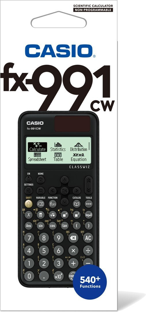 Casio Αριθμομηχανή Επιστημονική Τσέπης σε Μαύρο Χρώμα FX-991CW - Image 3