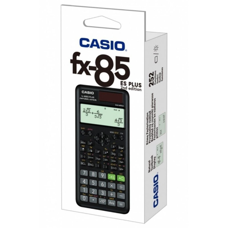 Casio Fx85es Plus 2nd Edition Αριθμομηχανή Επιστημονική 12 Ψηφίων σε Μαύρο Χρώμα FX-85ES PLUS 2nd Edition - Image 3