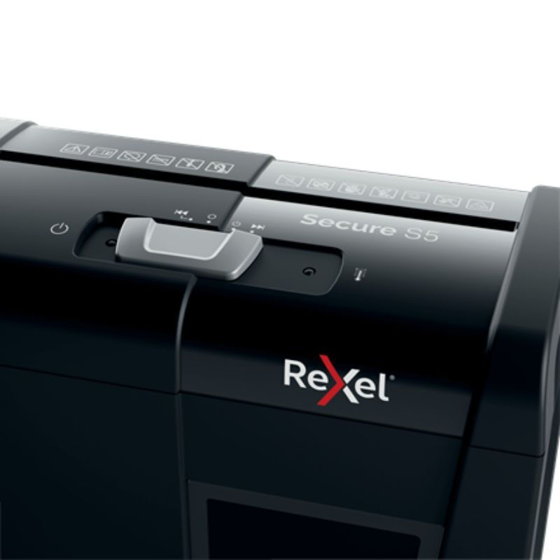 Rexel Καταστροφέας Εγγράφων Secure S5 Strip Cut 5 Φύλλων με Κάδο 10lt - Image 7
