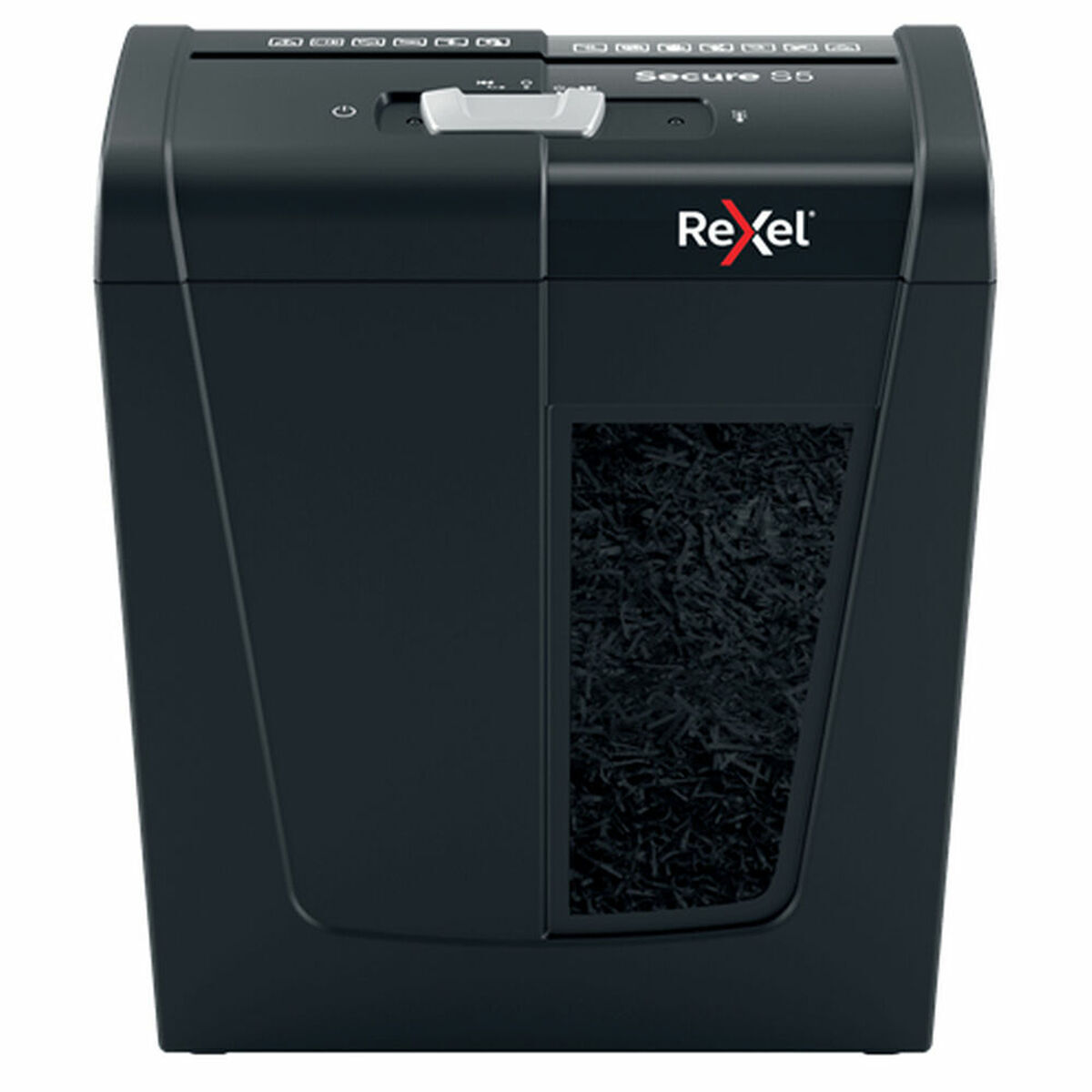 Rexel Καταστροφέας Εγγράφων Secure S5 Strip Cut 5 Φύλλων με Κάδο 10lt