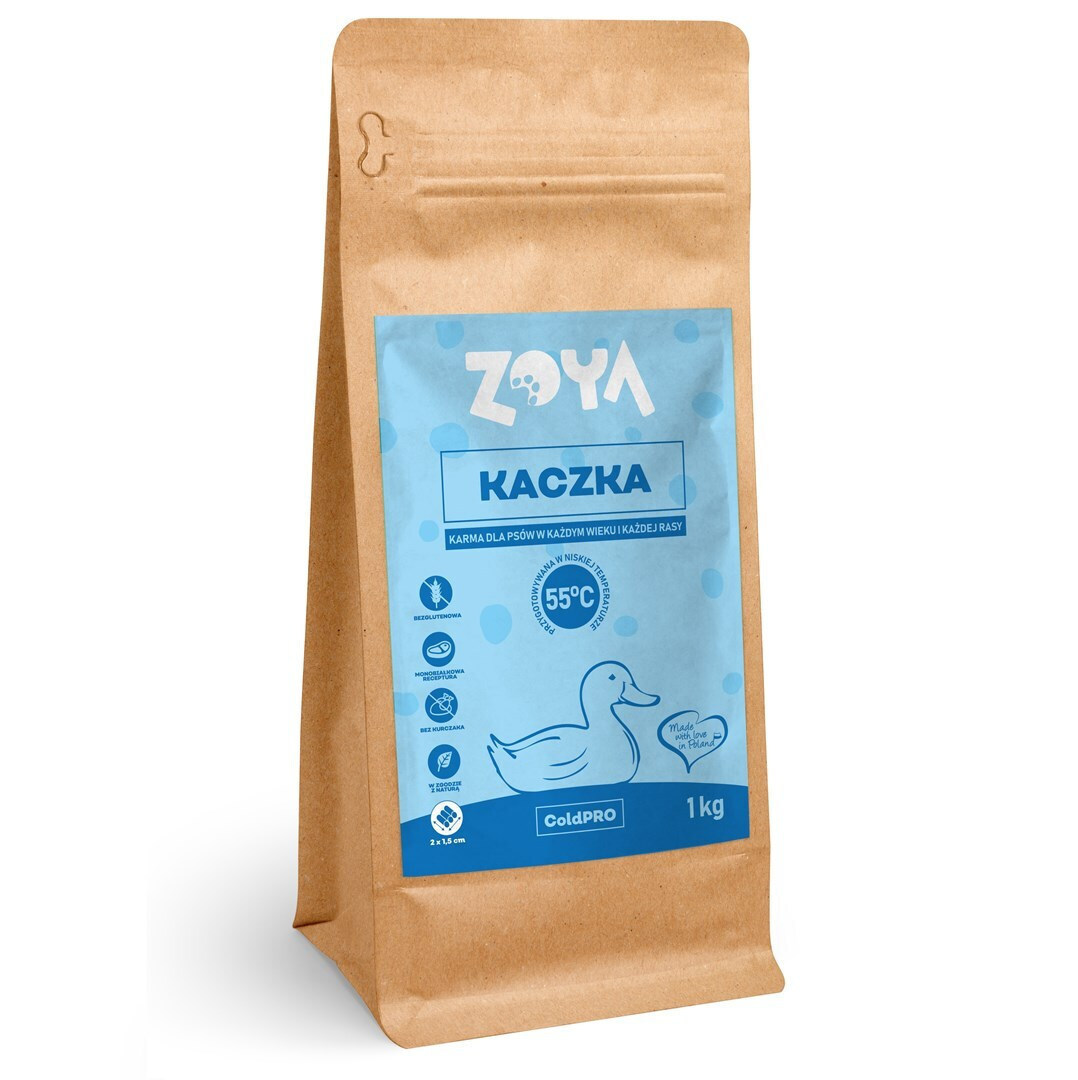 Zoya 1kg Ξηρά Τροφή Σκύλων με Πάπια