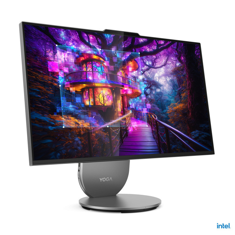 Lenovo Yoga AIO 27IAH10 27" (Ultra 5-125H/16GB/1TB) Luna Grey US - Image 2