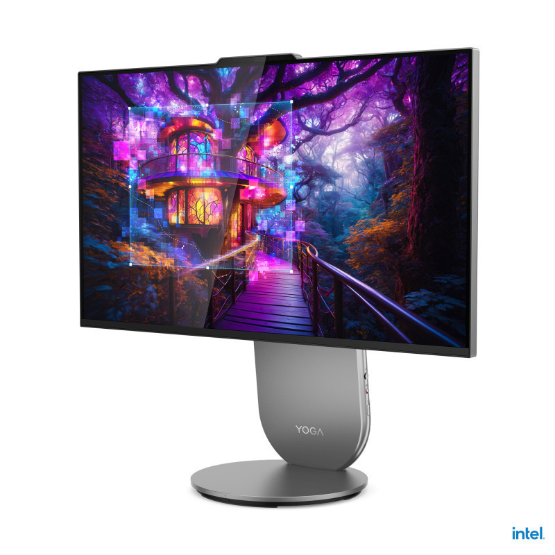 Lenovo Yoga AIO 27IAH10 27" (Ultra 5-125H/16GB/1TB) Luna Grey US - Image 7