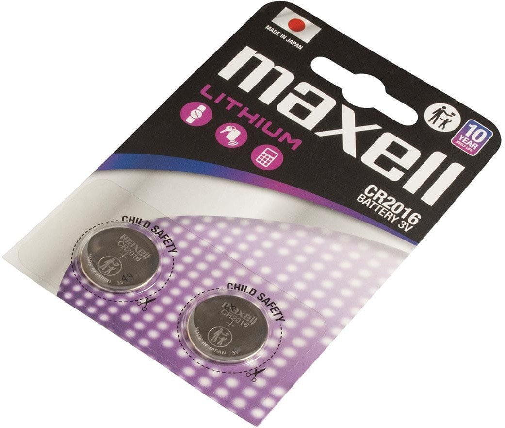 Maxell Μπαταρίες Λιθίου Ρολογιών CR2016 3V 2τμχ - Image 2